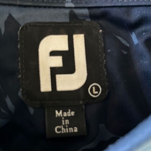 FootJoy Floral Shadow Golf Polo Sz. L - Picture 2 of 7